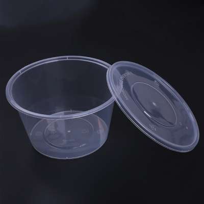 High quality translucent Take away plastic food bowl